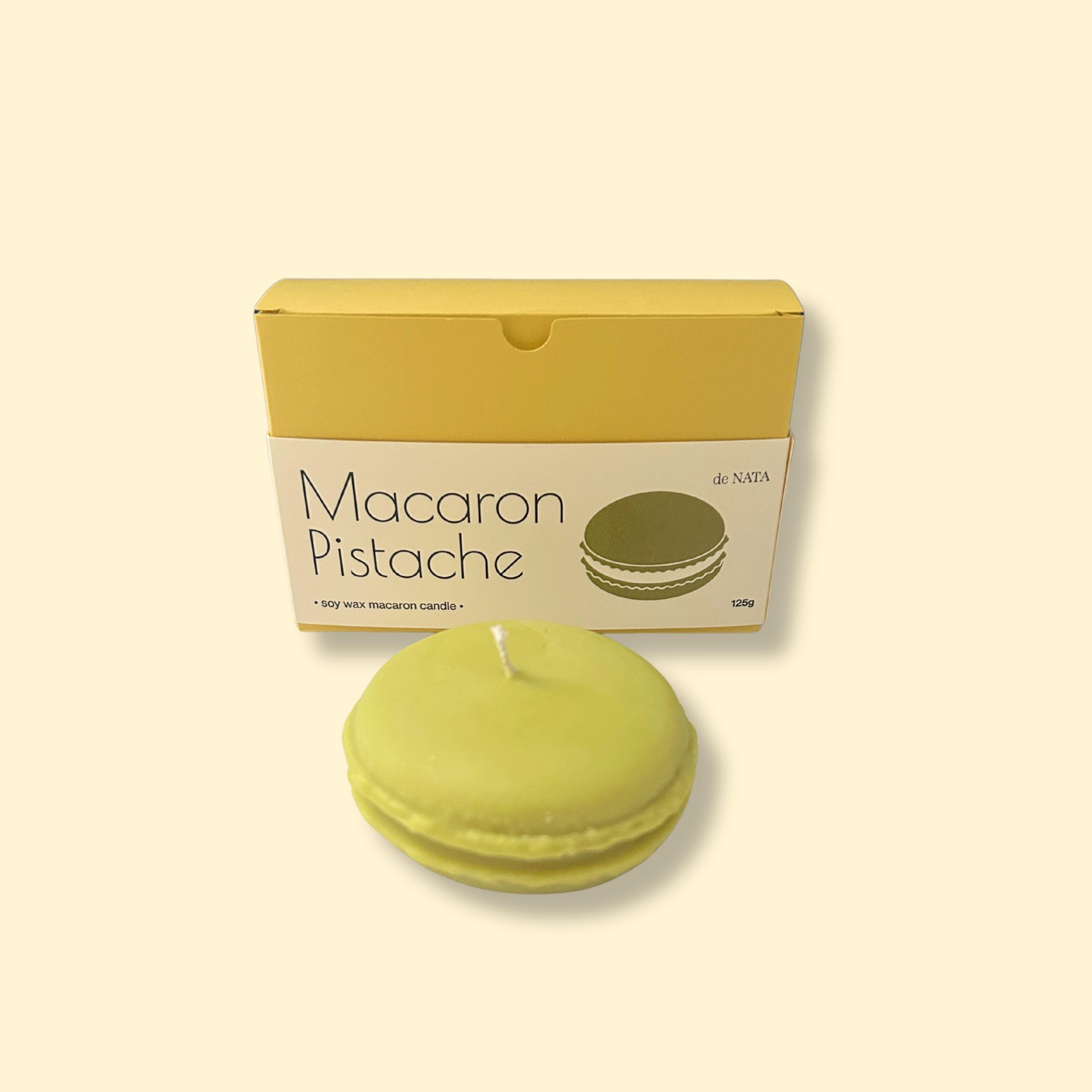 Macaron Pistache Candle