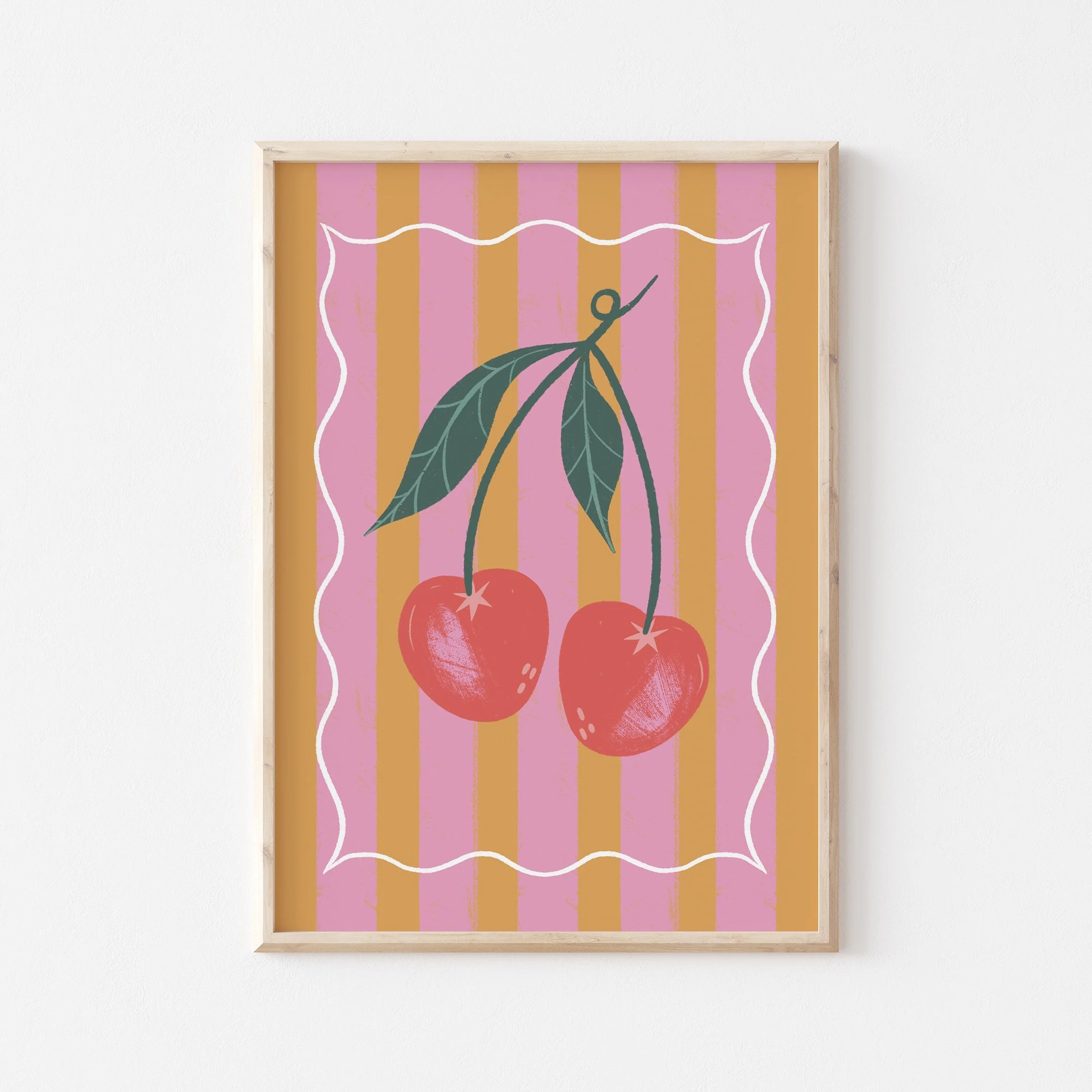Sweet Cherries A5 Art Print
