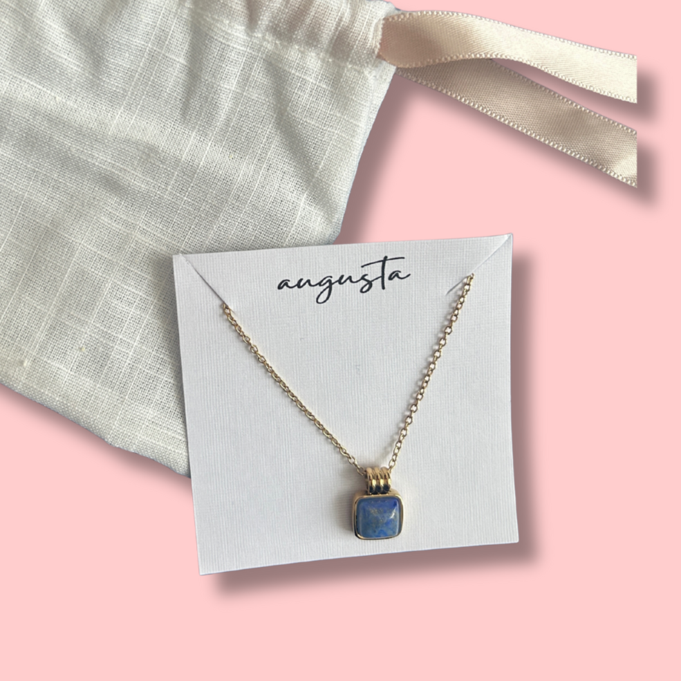 Dainty Lapis Lazuli Necklace