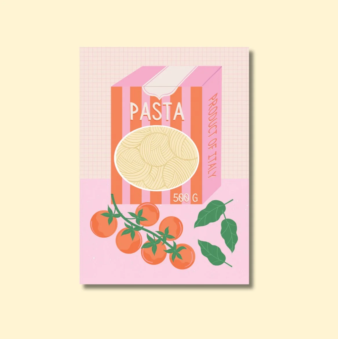 Melissa Donne Studio Pasta A5 Art Print
