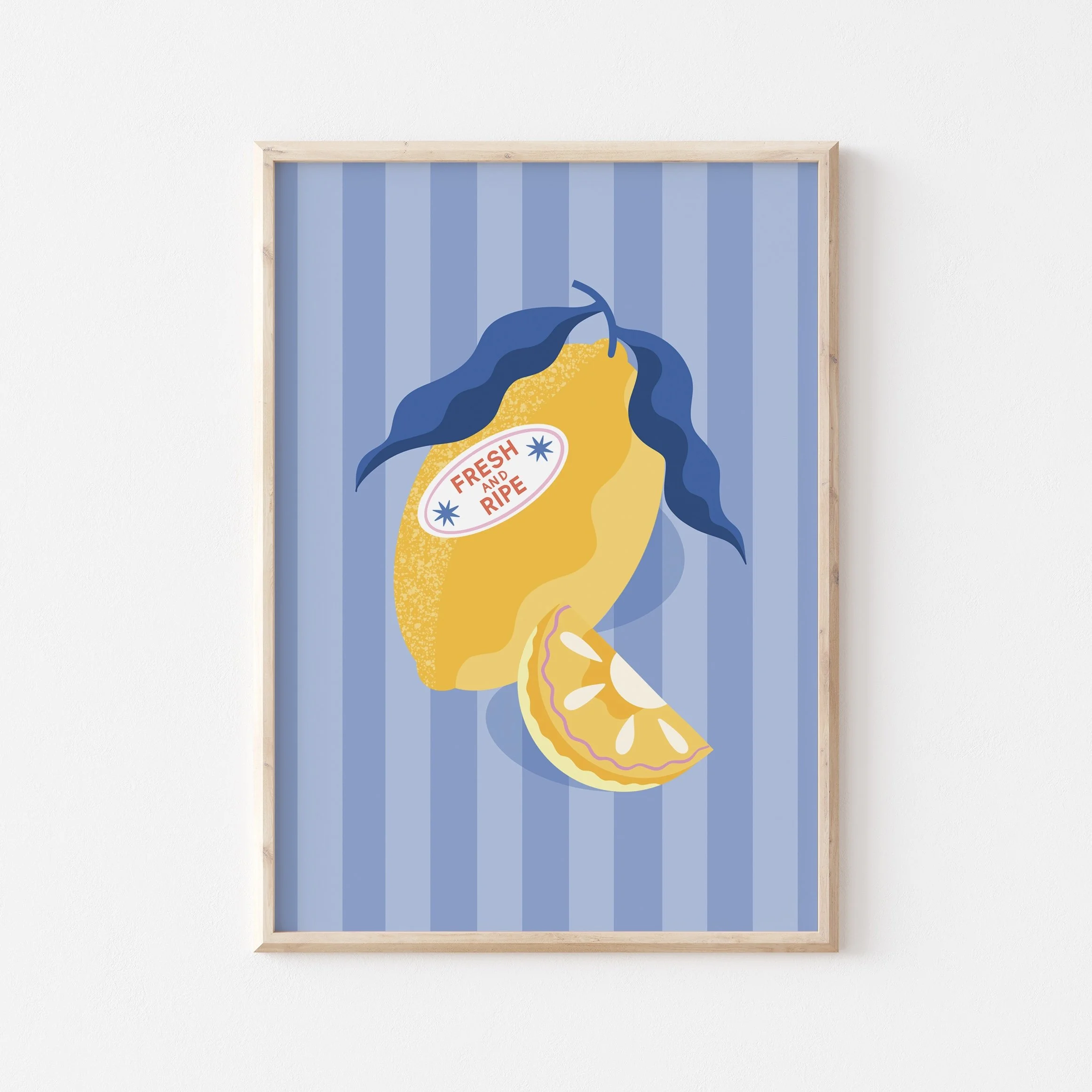 Zesty Lemon A5 Art Print