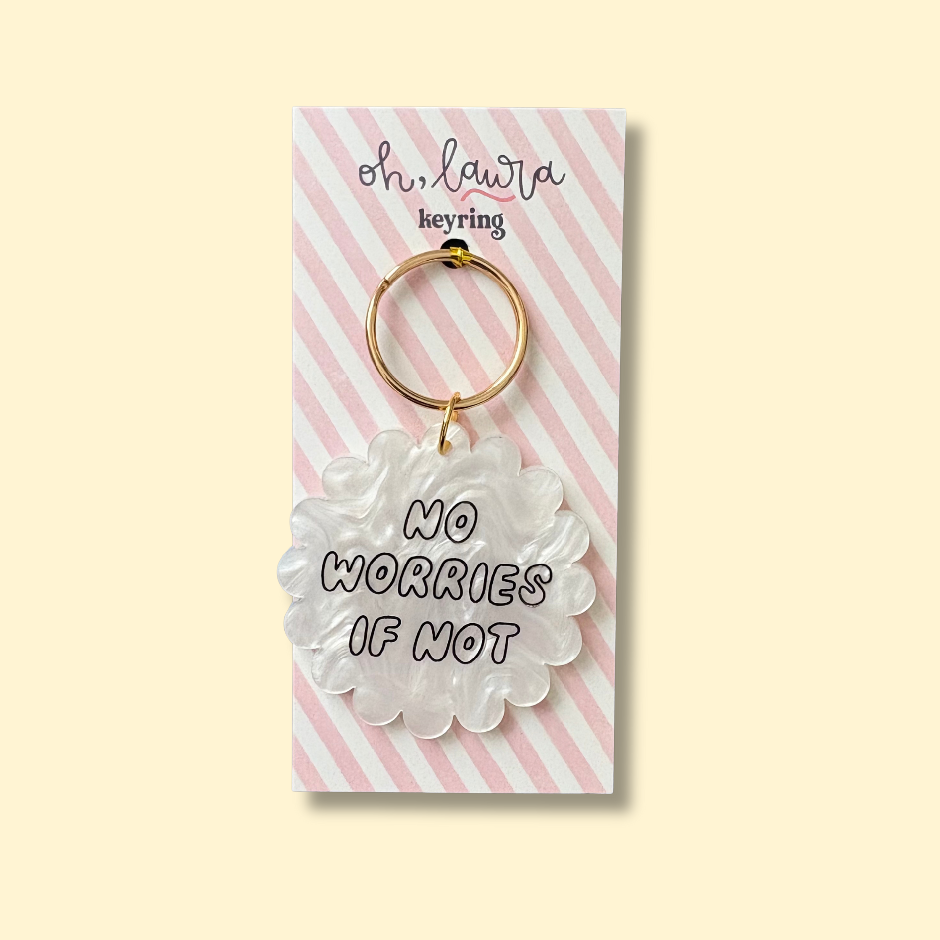 No Worries If Not Keyring