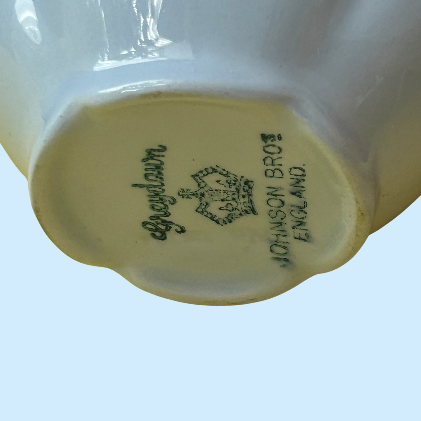 Johnson Brothers Greydawn Milk Jug underside