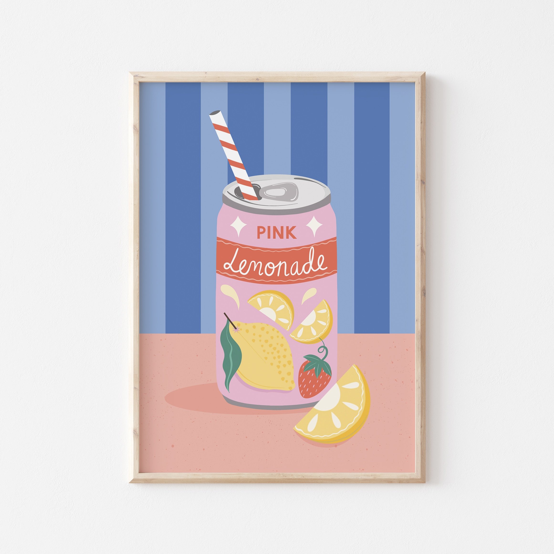 Pink Lemonade A5 Art Print