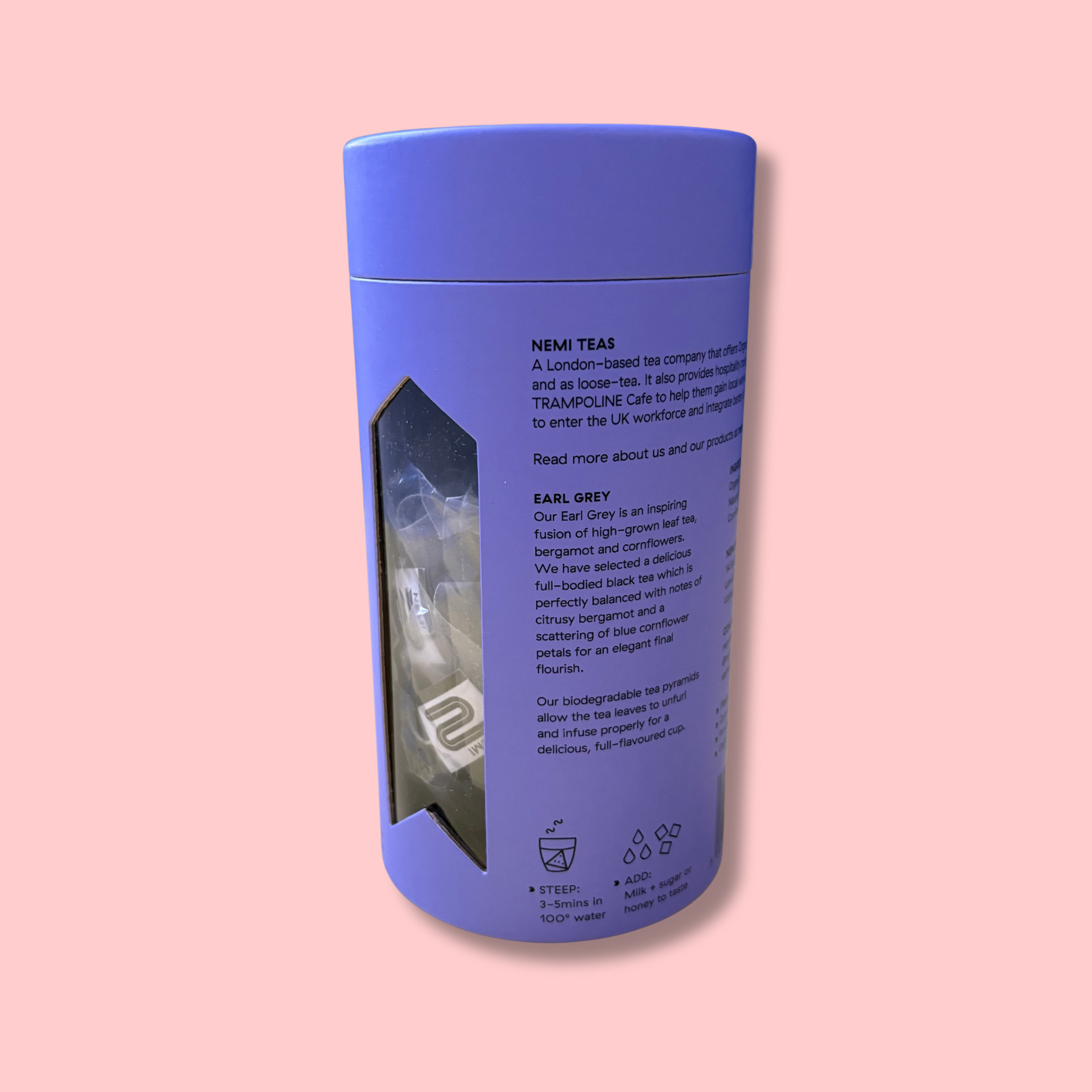 NEMI Teas Early Grey back