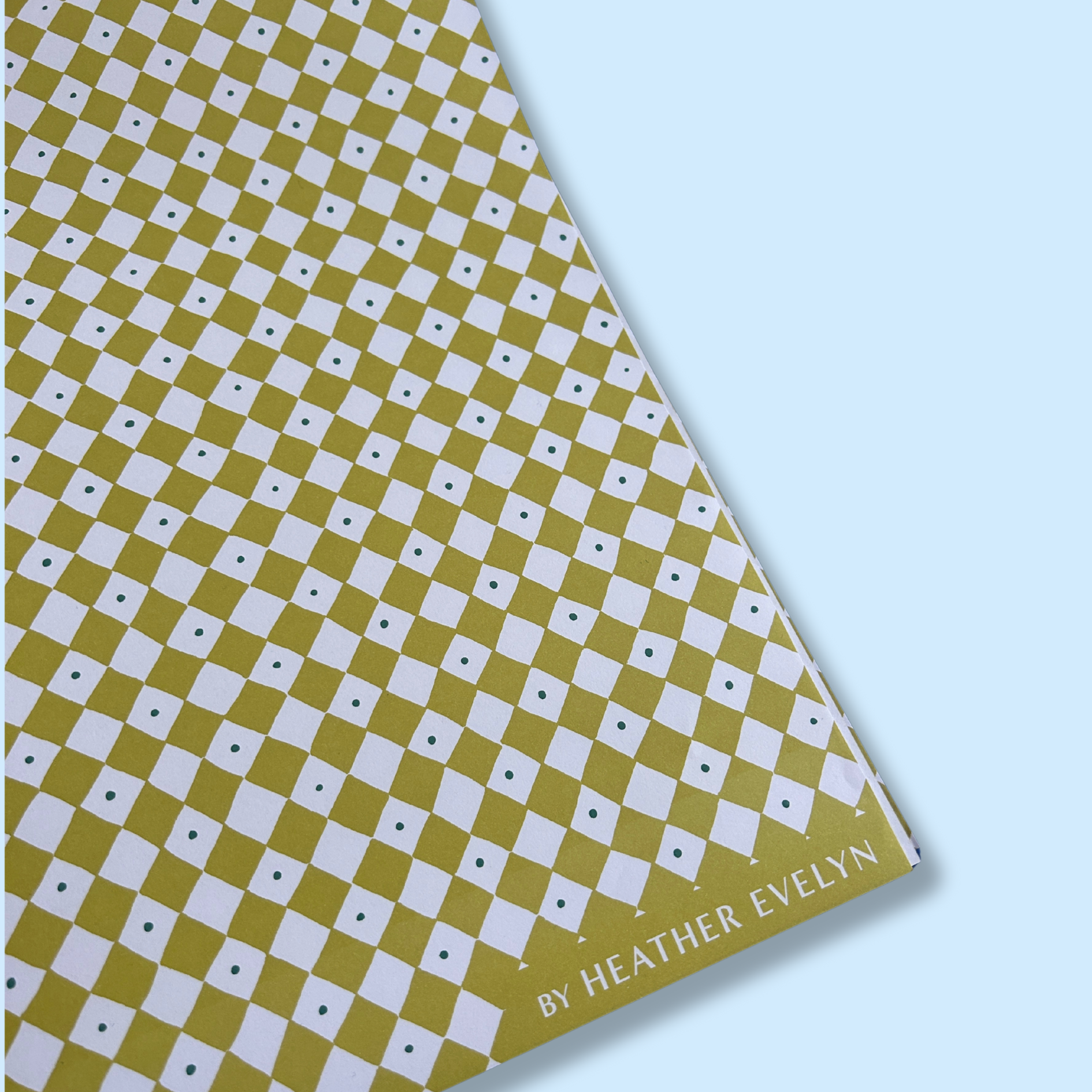 Mini Diamond Gift Wrap Green