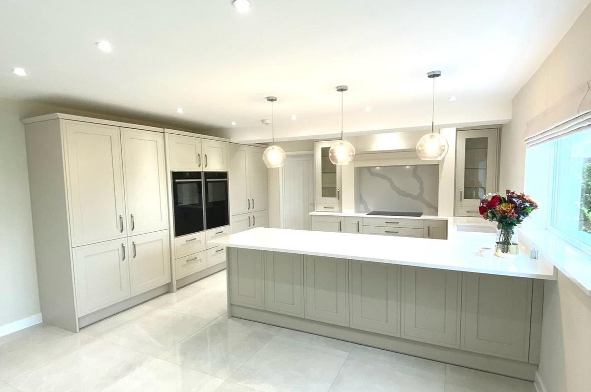 House extension with open-plan kitchen space and modern design South Wales