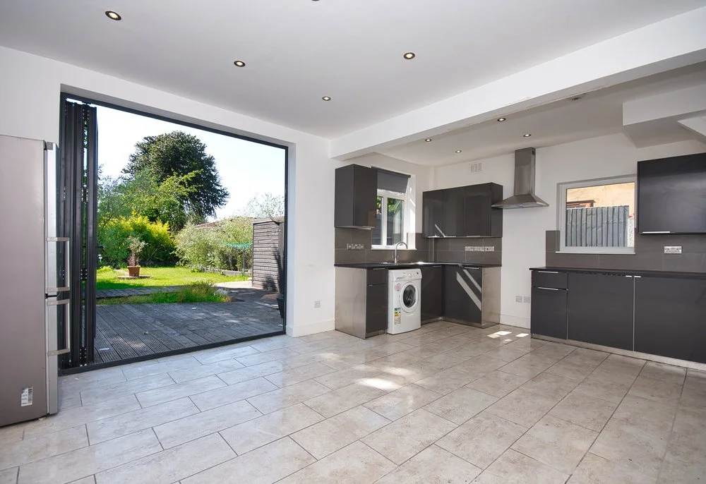 Open-plan renovation with structural wall removal