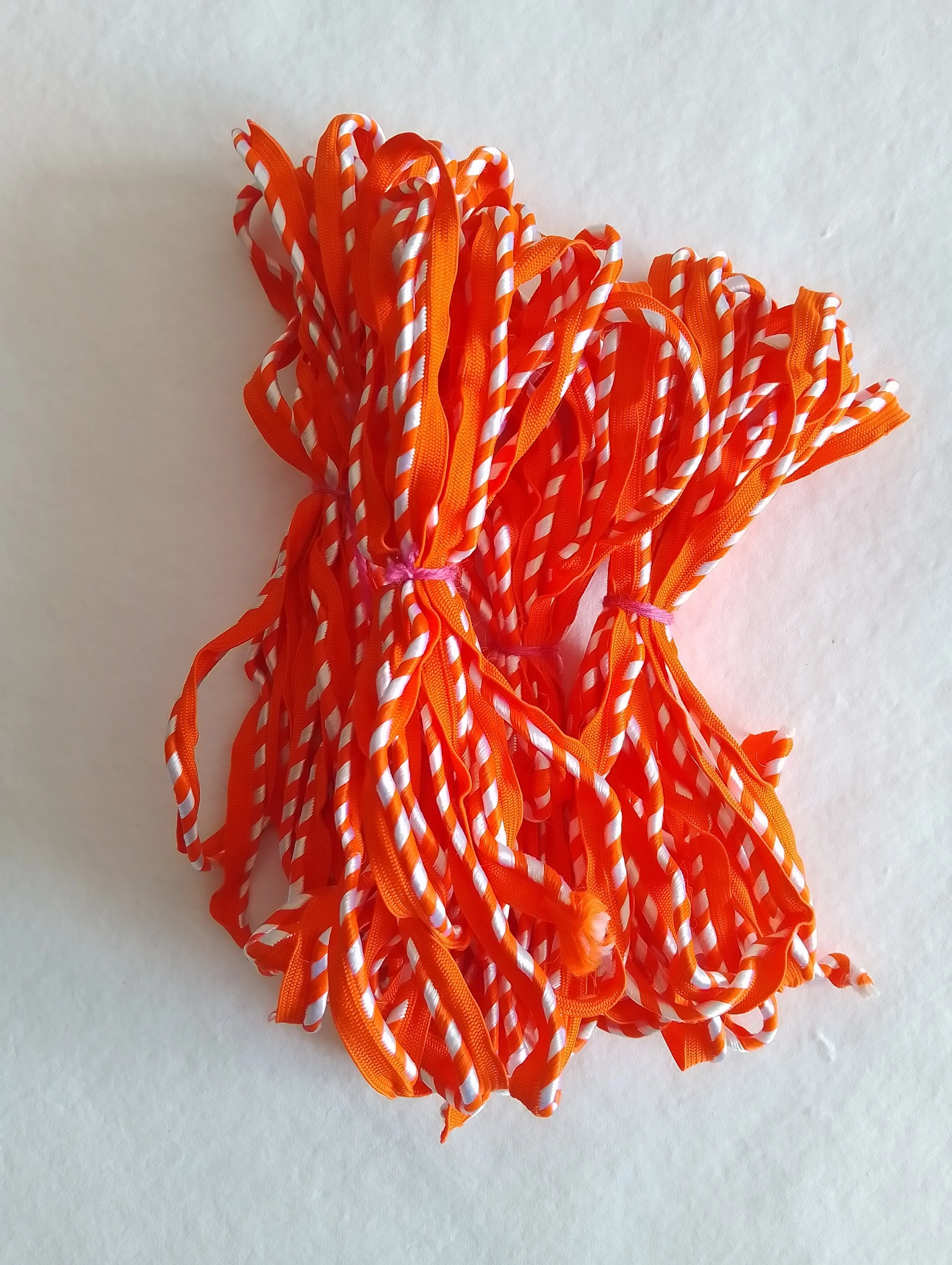 Vintage Orange & White Trim