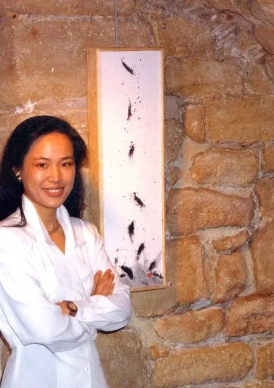 Misoon Kim's Exhibition at the Galerie Yves Fay, Paris. 1994.