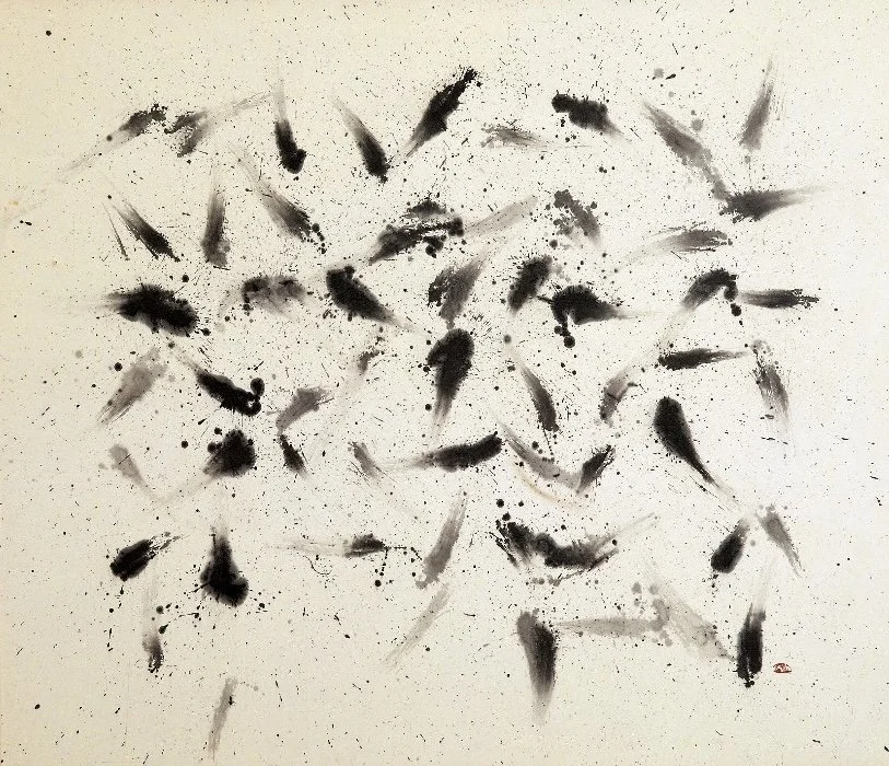 Misoon Kim-Traces1995(80cmx100cm)