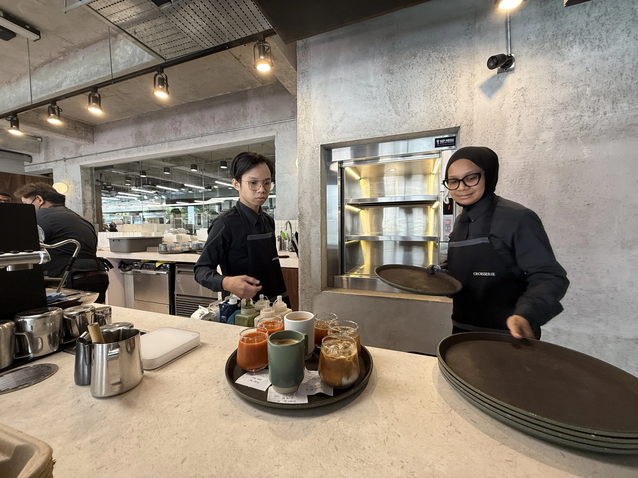 Methodcon Dumbwaiter for Croisserie Artisan Bakery, Bukit Damansara