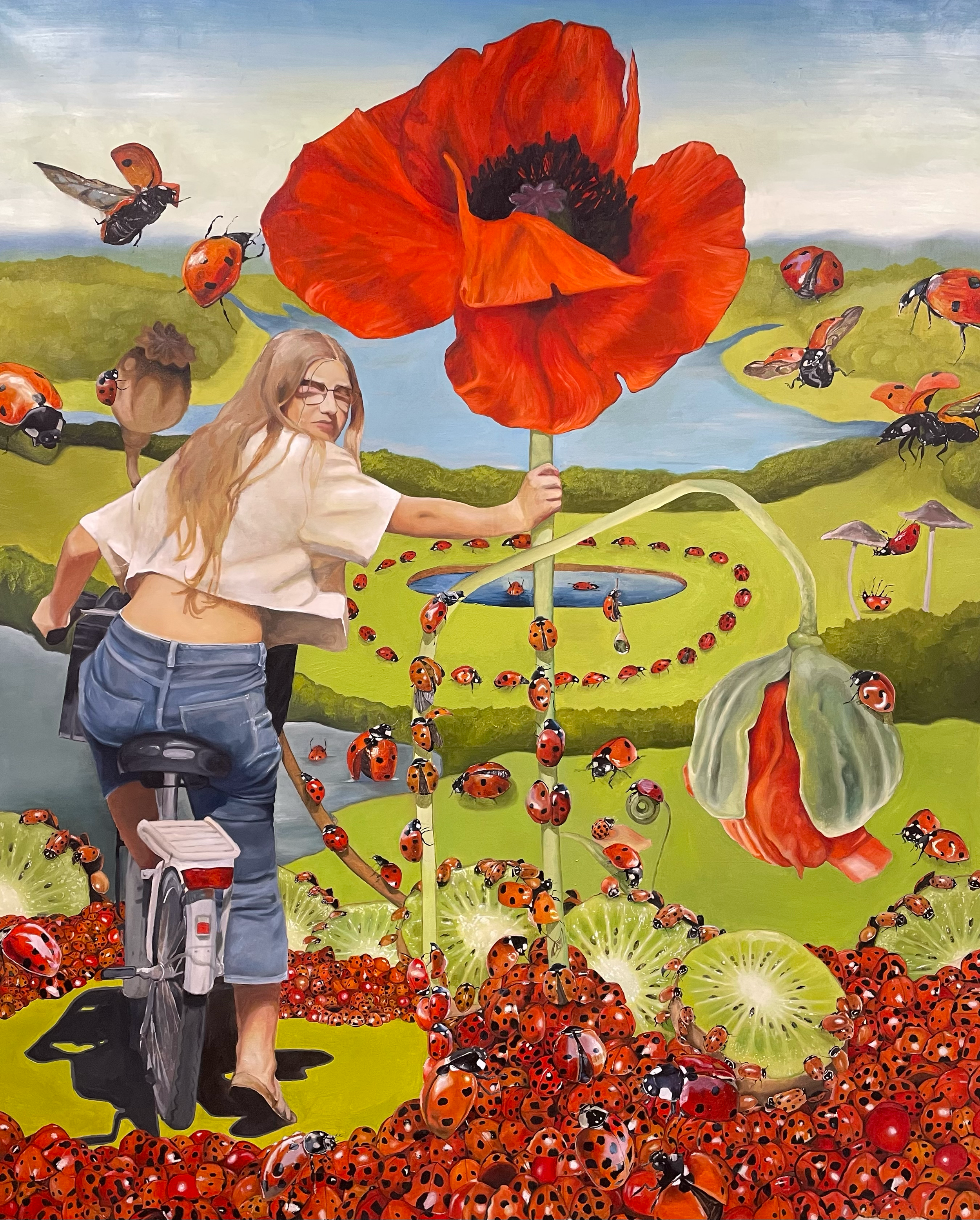 Kinderlijke Angst, 2025 | oil on canvas, 190x160 cm