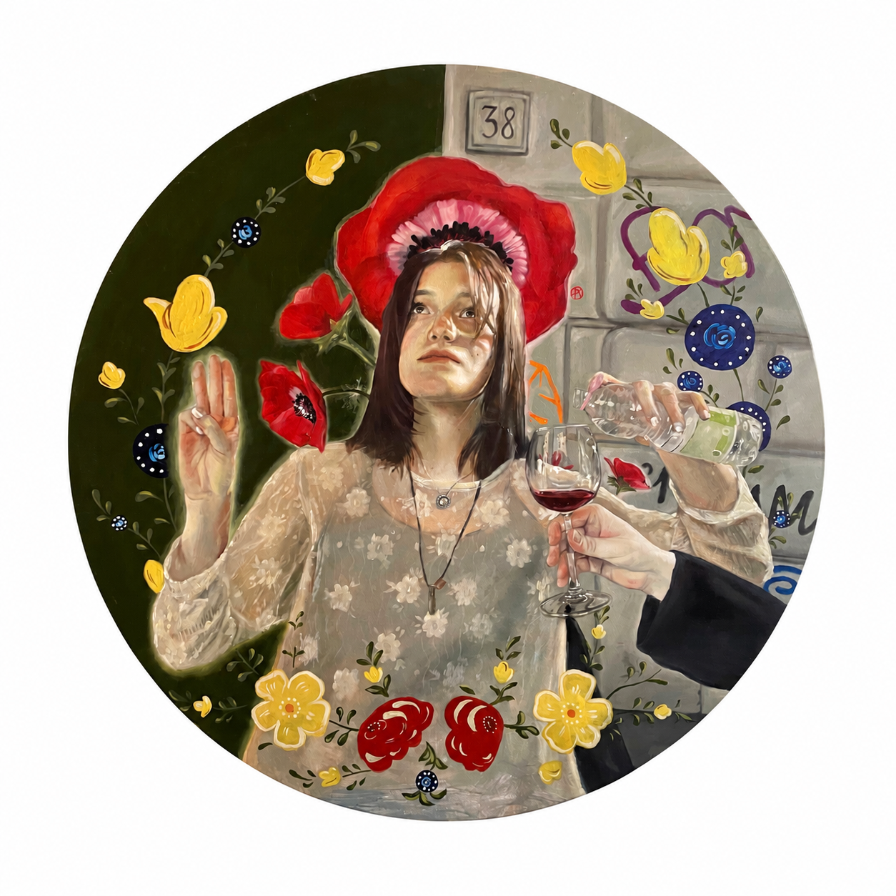 Ronde bloemenportret met rode wijn.png