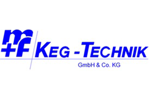 Logo m+f KEG-Technik – Referenzkunde von Denise Spekowius