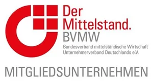 Mitgliedszeichen: Denise Spekowius ist Mitgliedsunternehmen im BVMW – Der Mittelstand