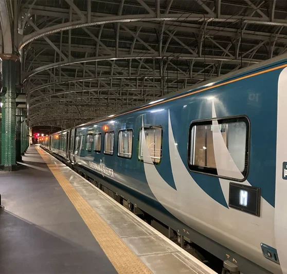 image of caledonian sleeper trian at London Euston