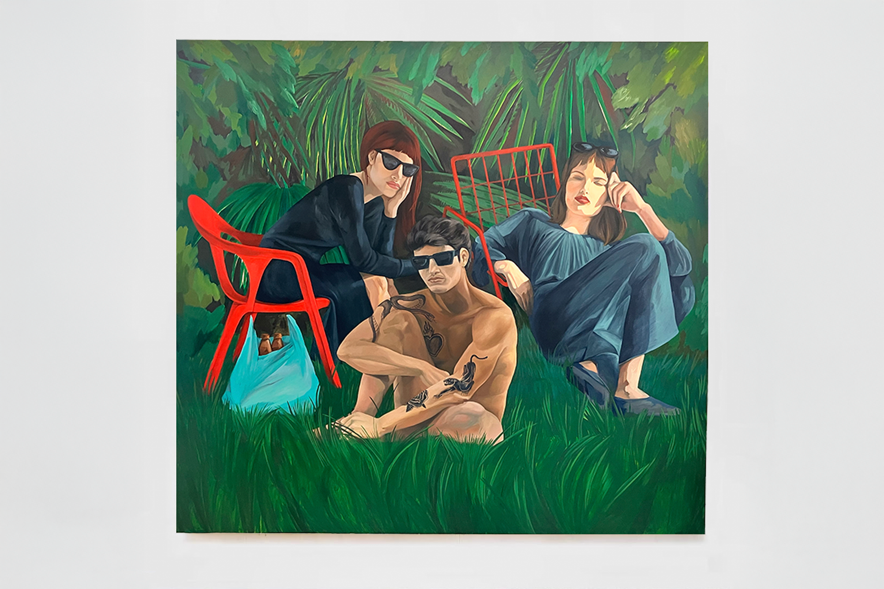 Déjeuner sur l’herbe à Valence.