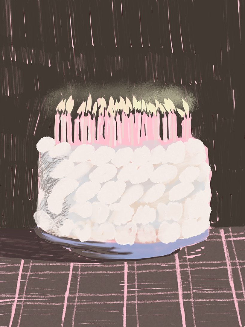 Cake drawing