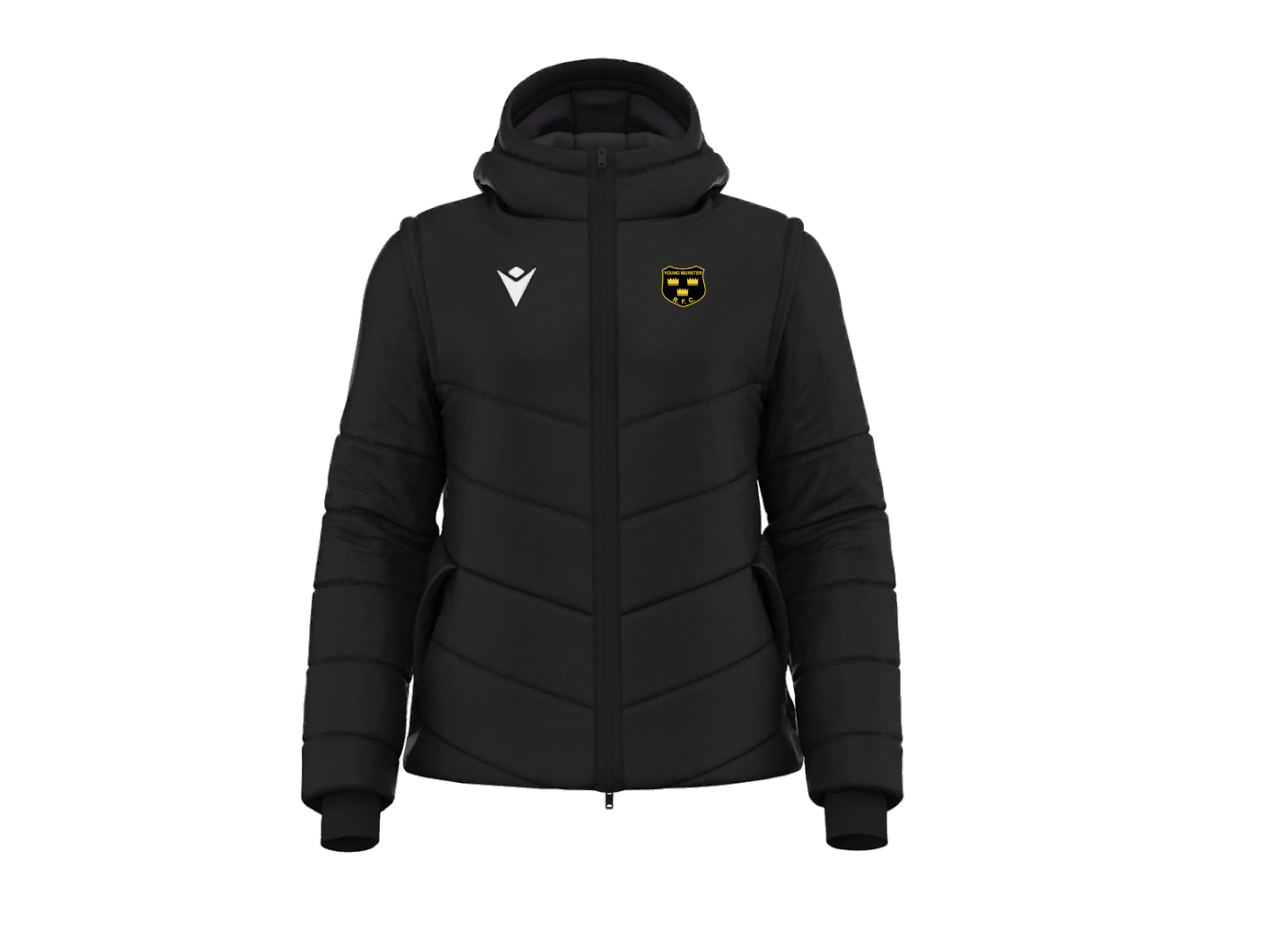 Duality Padded Jacket w/ Detachable Sleeves - Young Munster