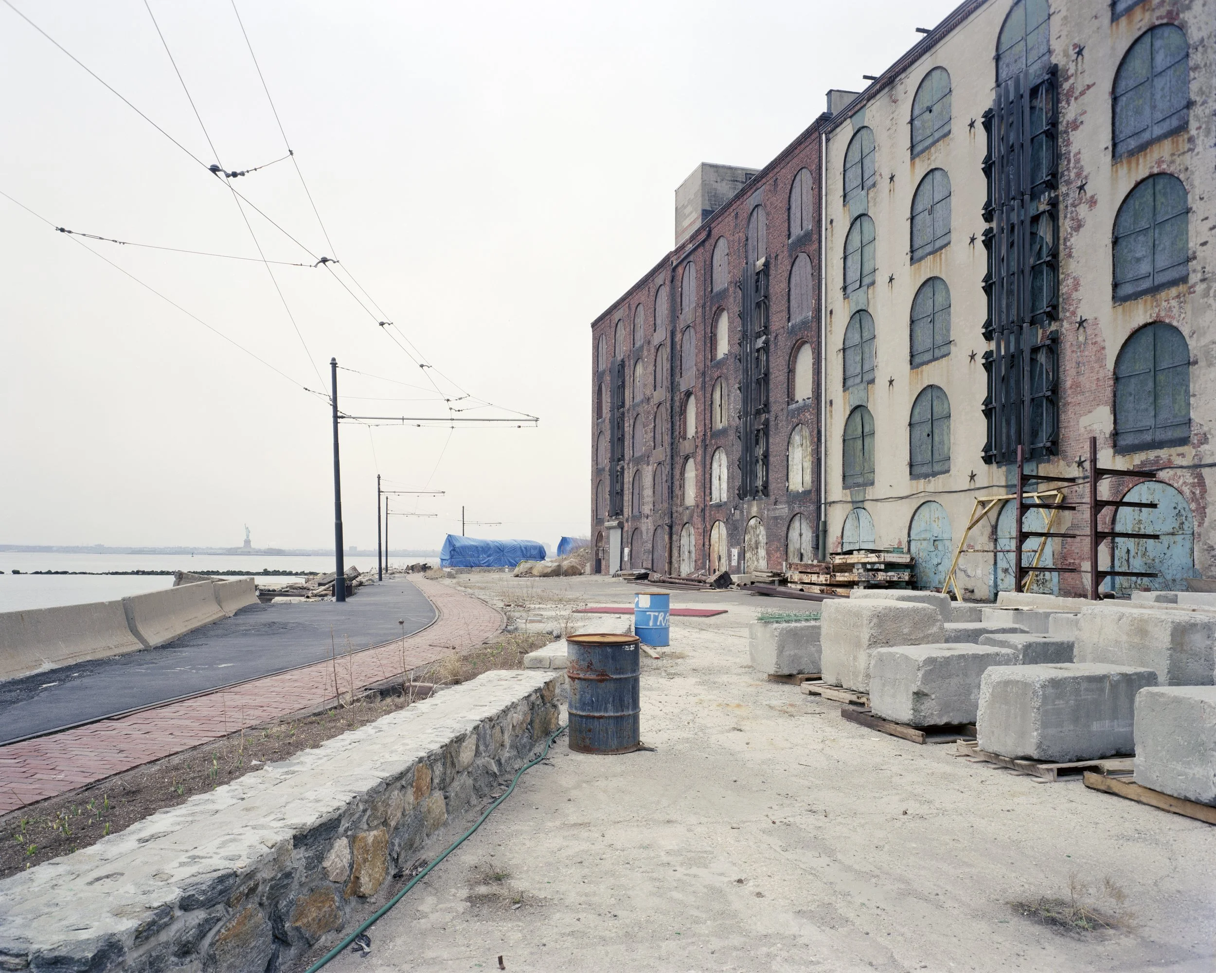 Waterfront at the end of Van Brunt Street, Redhook, 2002
