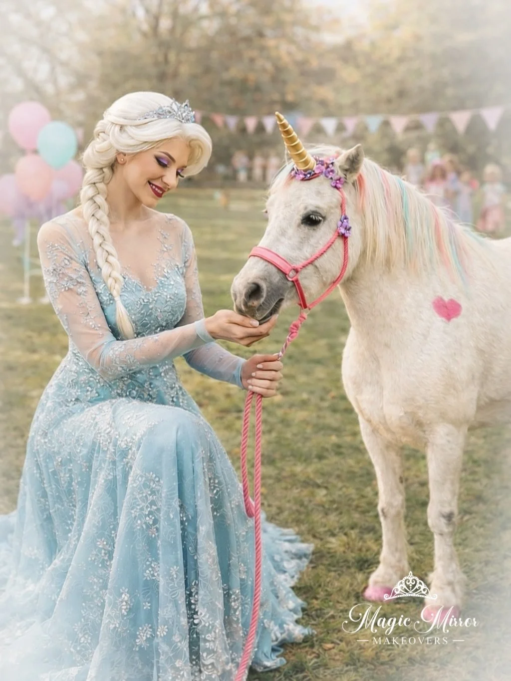⚜️A dream come true&hellip; 🦄⚜️

We are so excited to be collaborating with @finleys_farm to bring you something truly magical.

🌈 Choose from our many princesses and characters, who will arrive alongside Sprinkles the real-life unicorn

🌈 Sprinkl