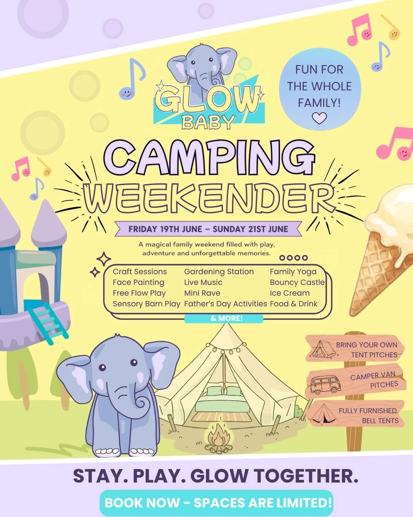 Glow Baby's Camping Weekender
