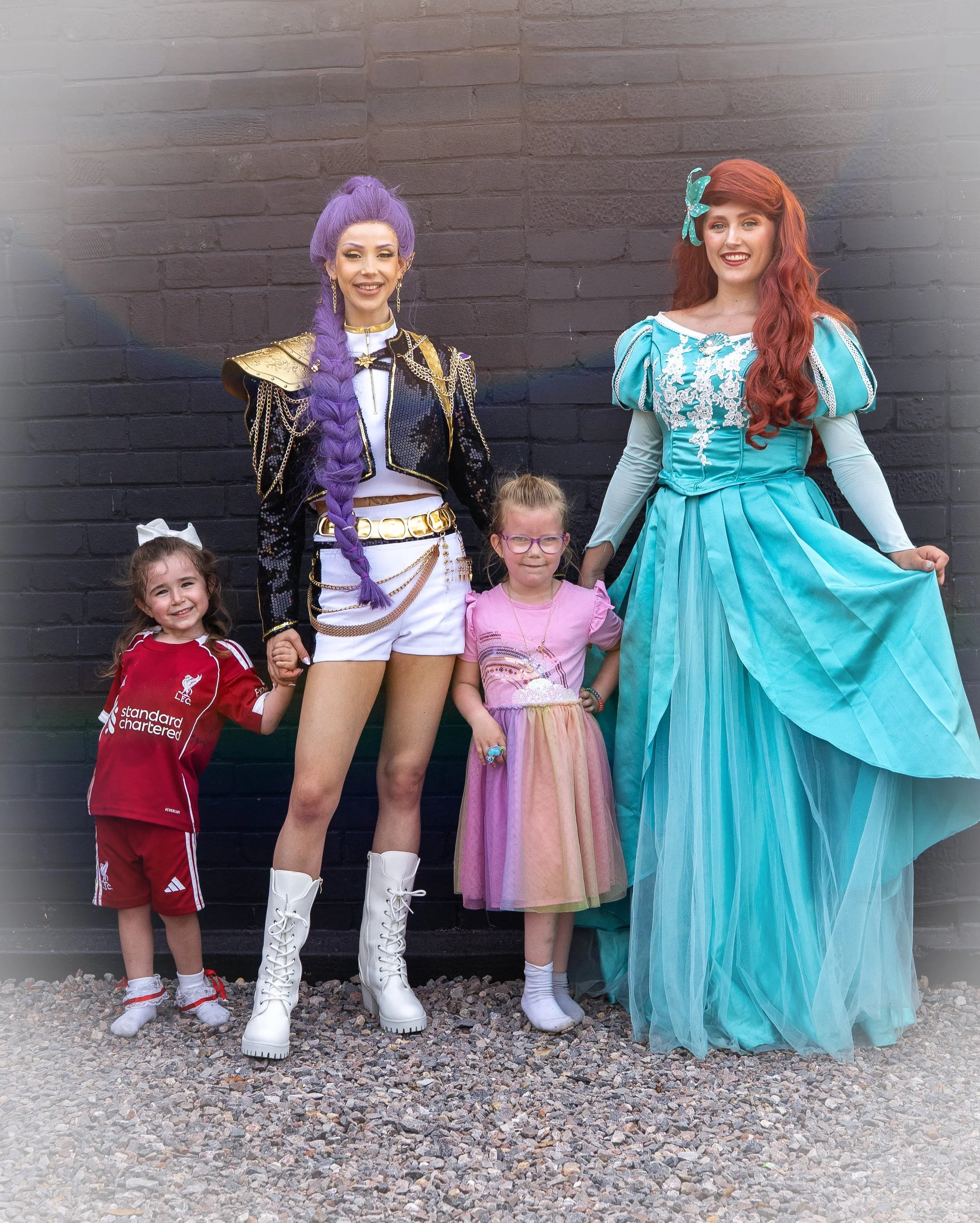 Venue appearance at Chailey Heritage Foundation charity event with Rumi &amp; Ariel ⚔️🧜🏻&zwj;♀️

A very hot day but it was so lovely to bring smiles to all the families. 💫

📍Venue: The Oval, Eastbourne Football Club 

📸 Photo credits: @fayfilmsu