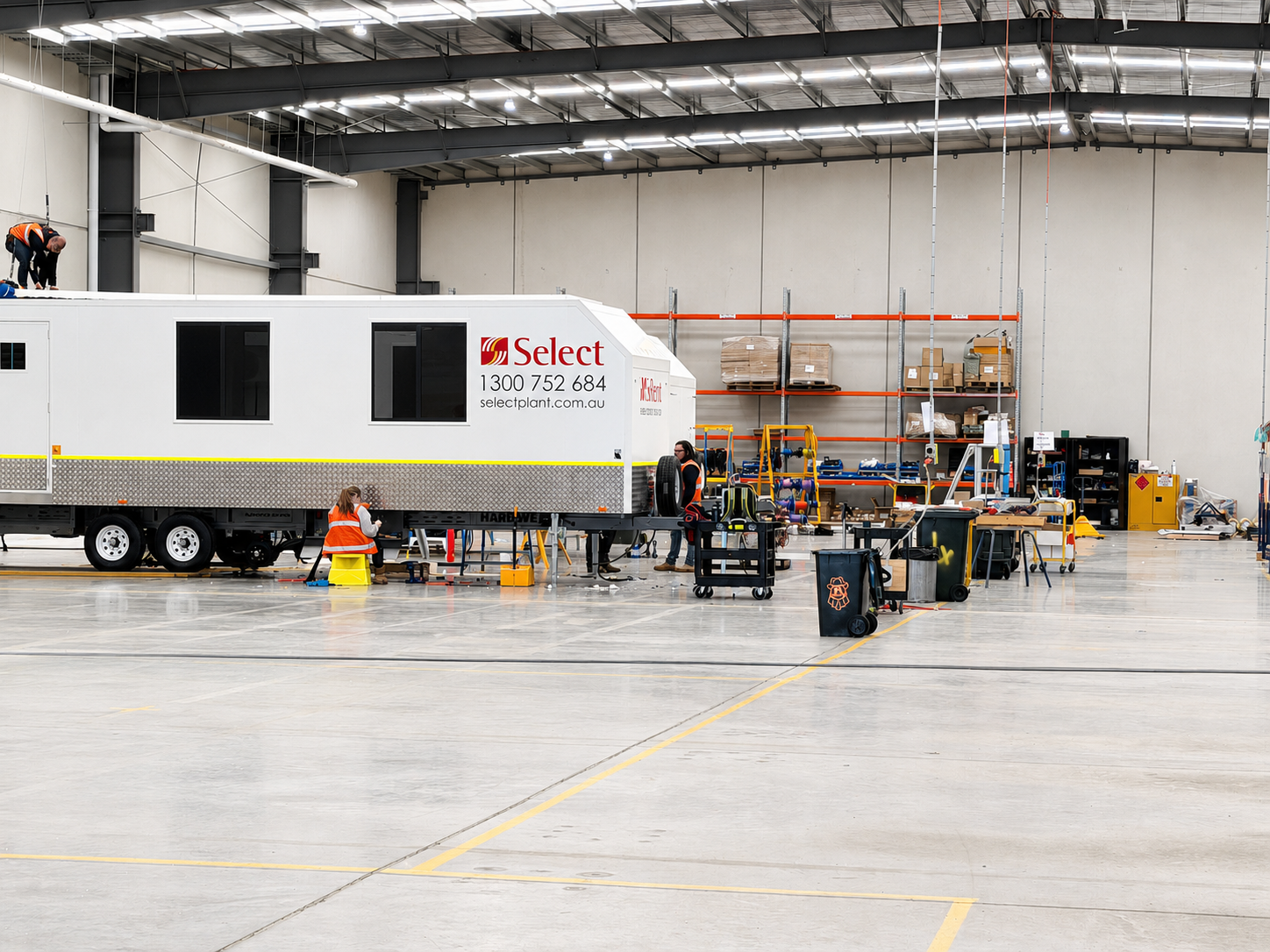 Final Touches Underway on New 9-Metre Vans for Select Plant Australia.