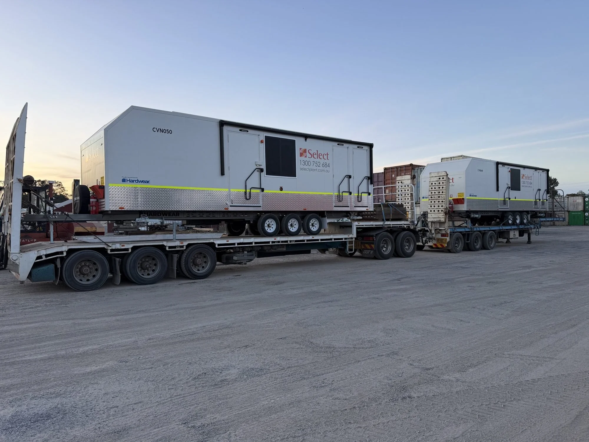 Two More Hardwear HW9000 Onsite Vans Head to Western Australia for Select Plant Australia