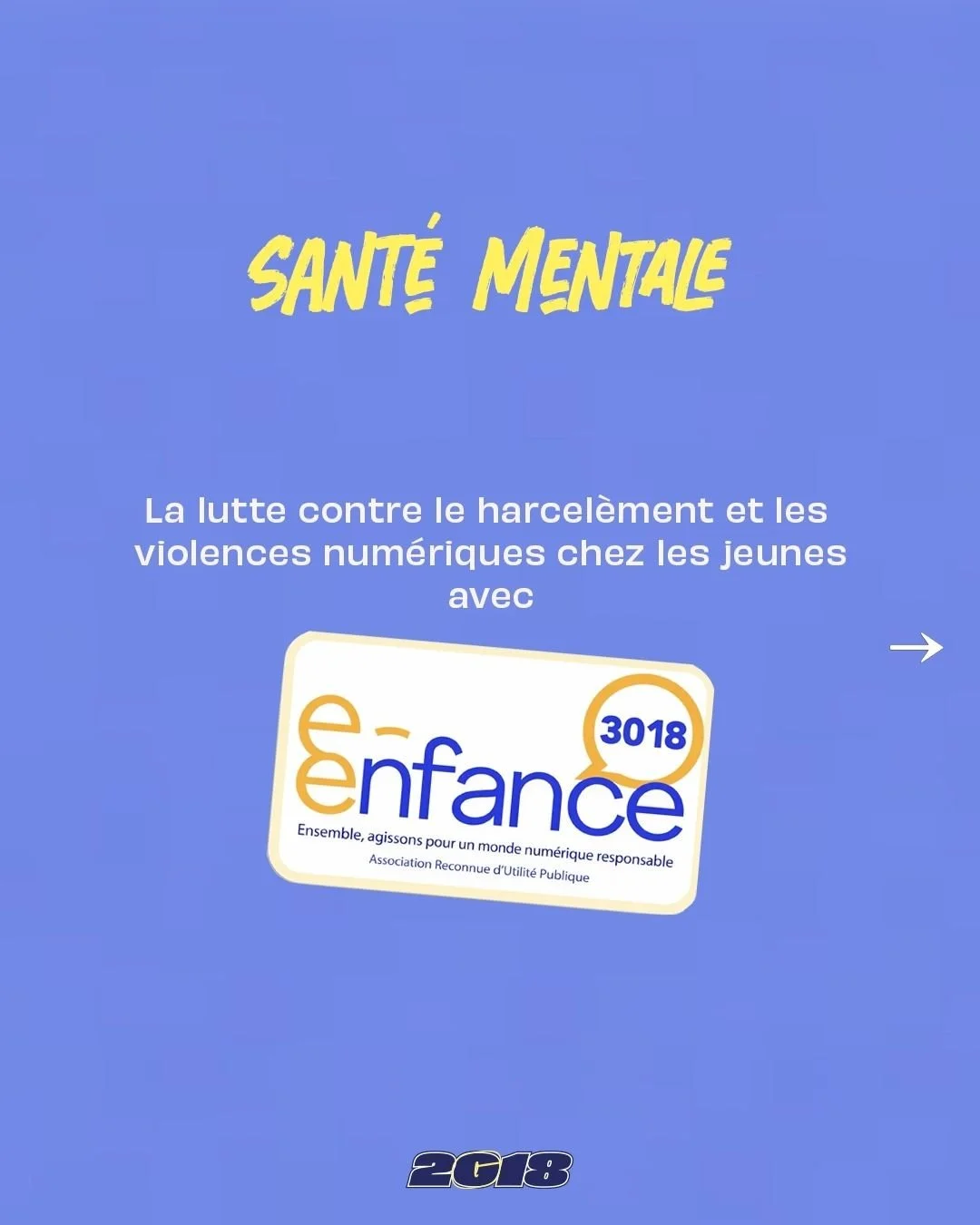 Focus sur @eenfance et la ligne d'&eacute;coute 3018 pour la lutte contre le harcel&egrave;ment et les violences num&eacute;riques chez les plus jeunes. ☎️ 🗣️ 

On est ensemble 🤞 🇫🇷
