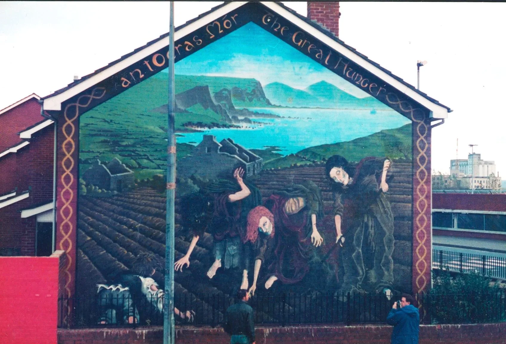 Famine mural