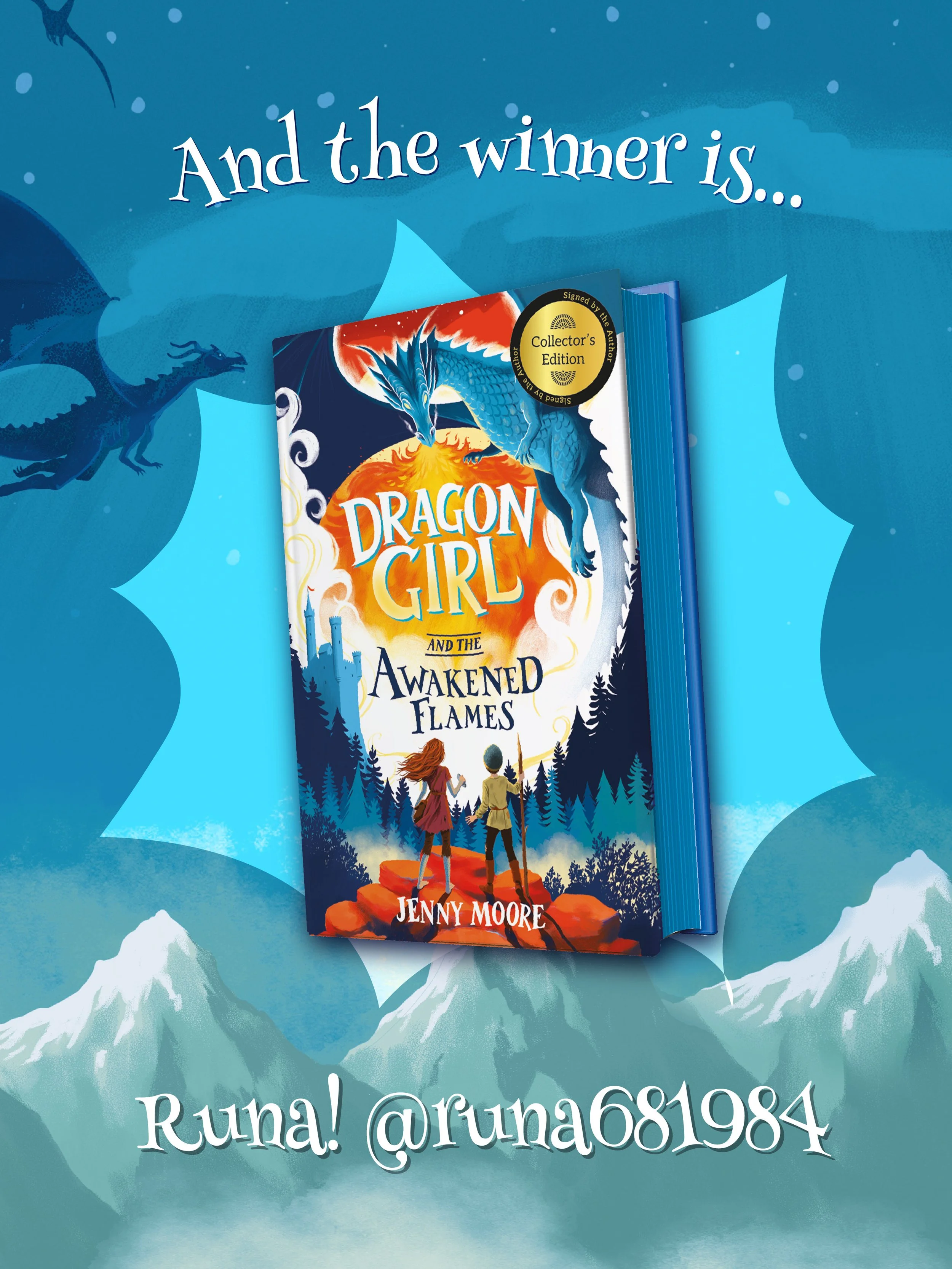 The winner of our subscriber competition is…