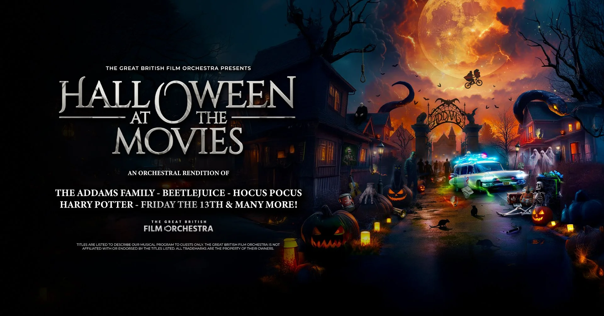 Halloween At The Movies At Albert Hall, Nottingham 