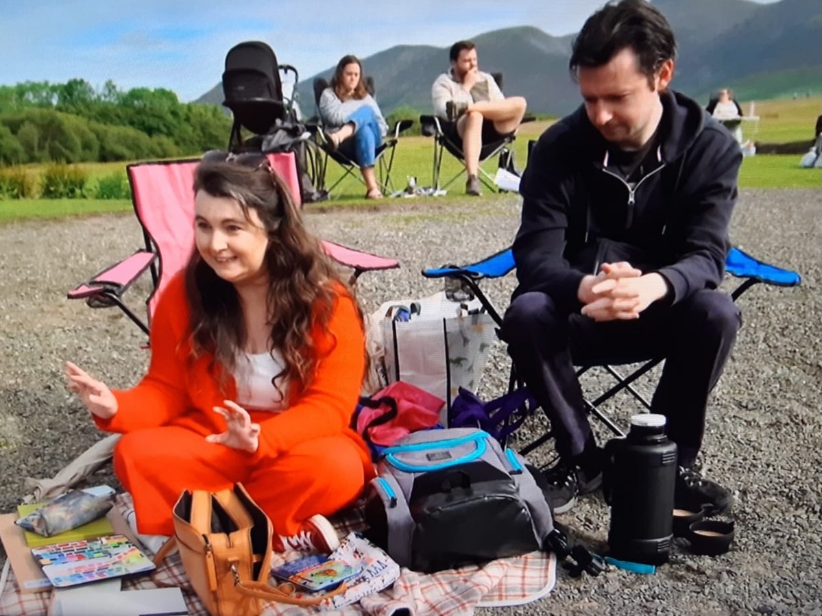 Found myself reflecting on this brilliant experience tonight. I was so excited for the episode of Landscape artist of the year to air, you&rsquo;ve got no idea whether you&rsquo;ll appear on the programme or not, so I was over the moon when we appear