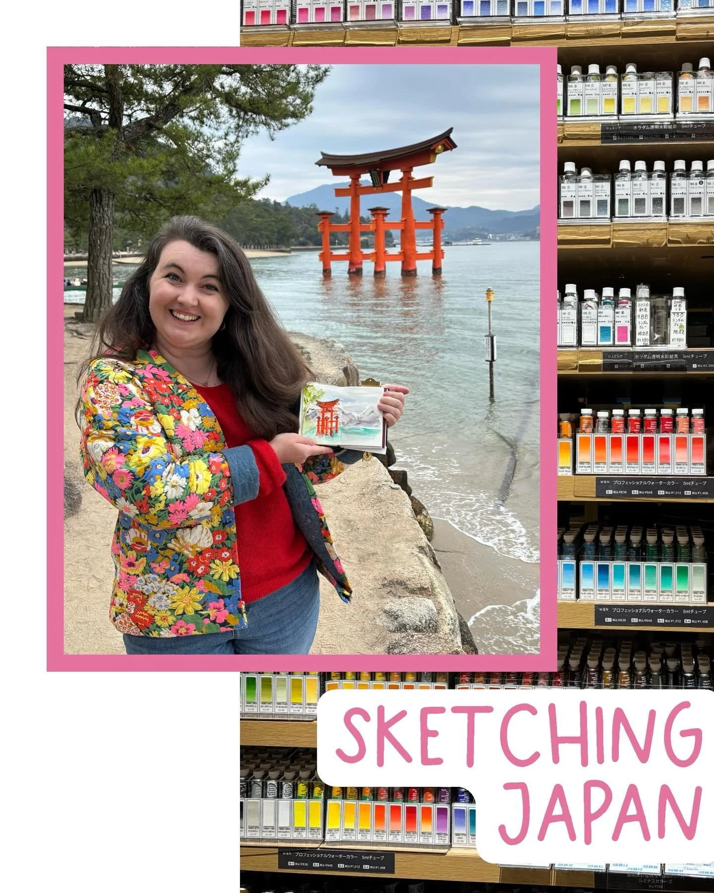 &ldquo;Did you do any painting in Japan?&rdquo; 🎨 🇯🇵 📕 

YES! YES! YES!

I&rsquo;m just home from the most wonderfully inspiring two weeks in Japan! We got upto all kinds of mischief and naturally it was a very arty time! I changed up my sketchin