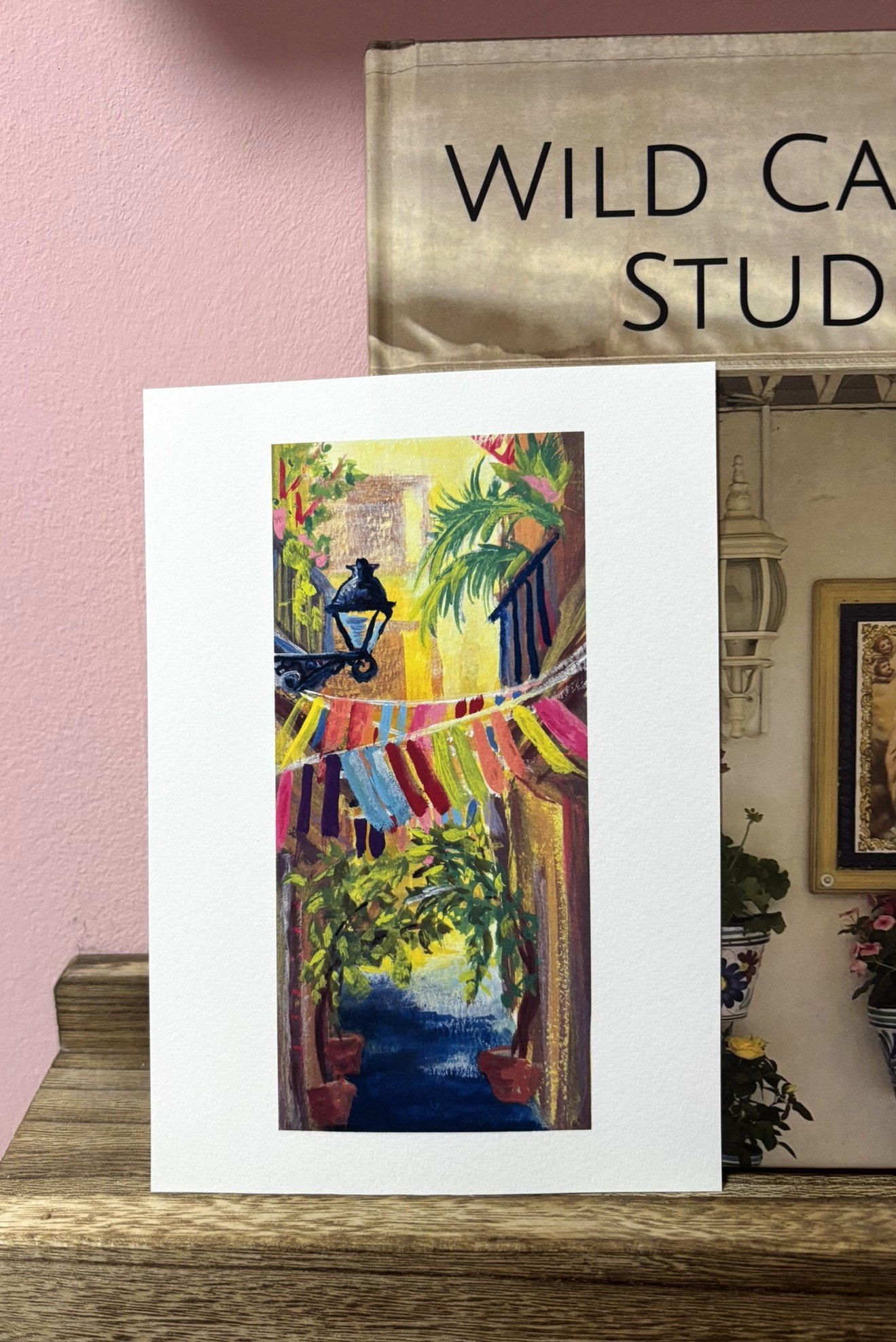 Hand-Painted El Born, Barcelona Print A5 or A6 size