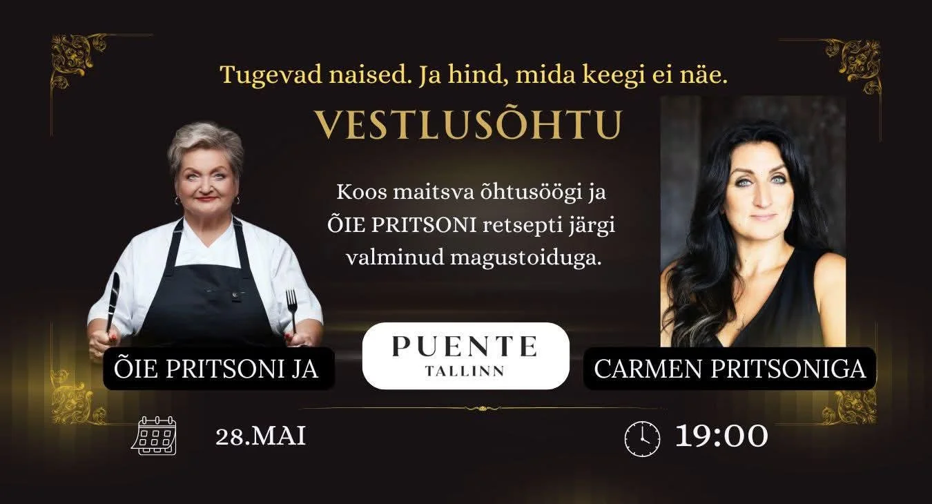 Vestlusõhtu Õie Pritsoni ja Carmen Pritsoniga