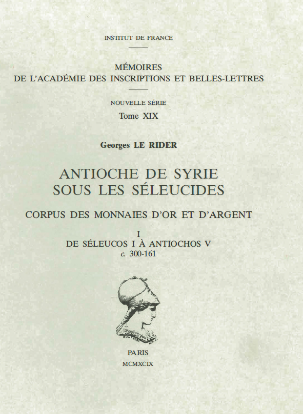 Tome 19. Antioche de Syrie sous les Séleucides