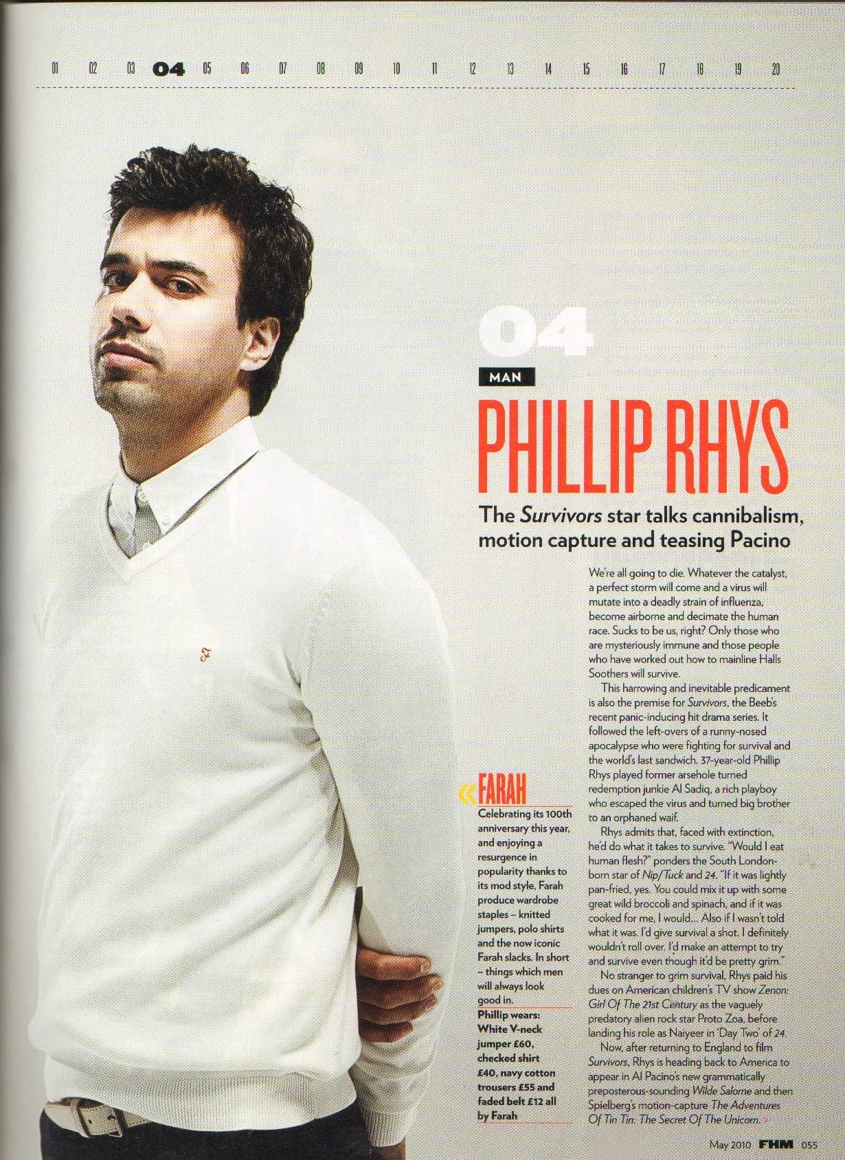 Article about Survivors with Phillip Rhys Chaudhary
