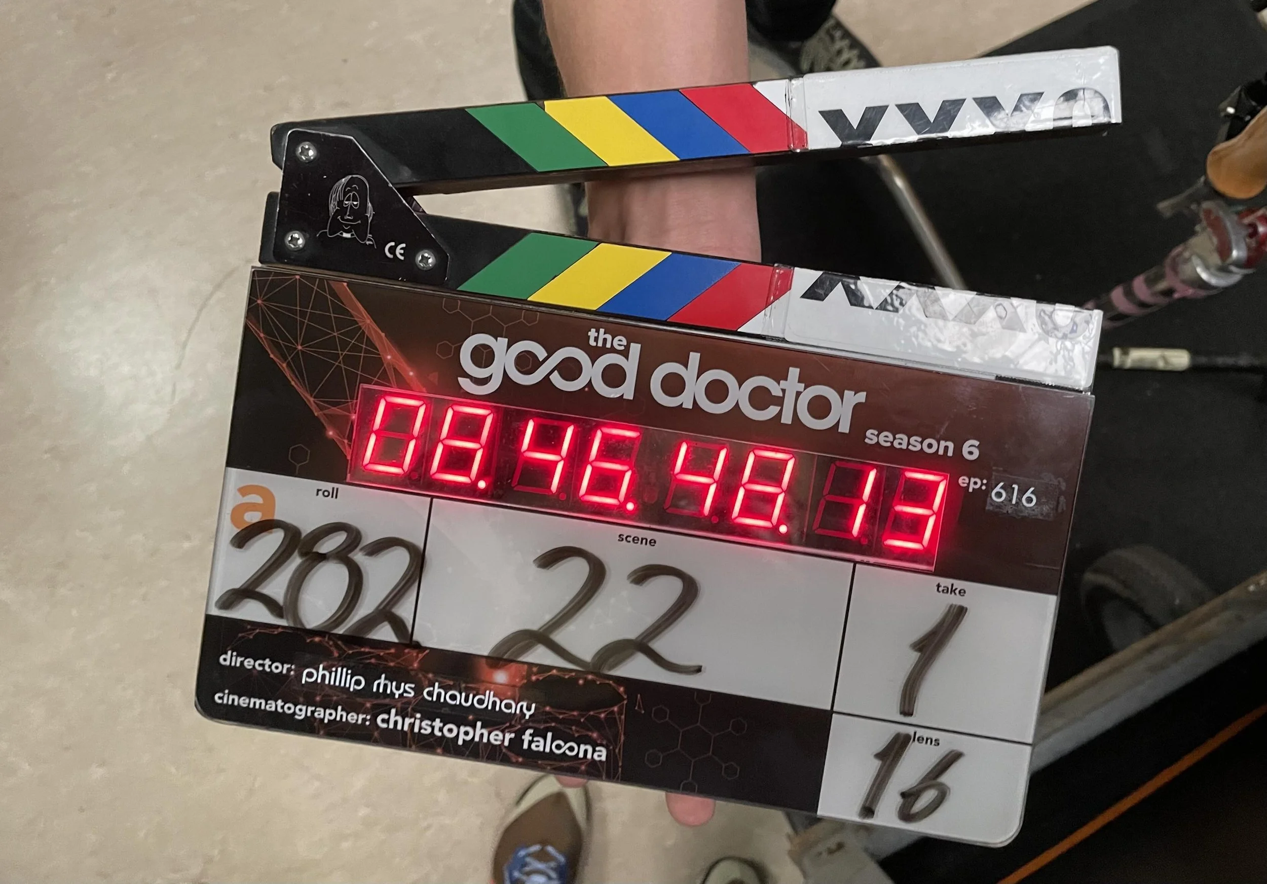Slate from The Good Doctor Set directed by Phillip Rhys Chaudhary
