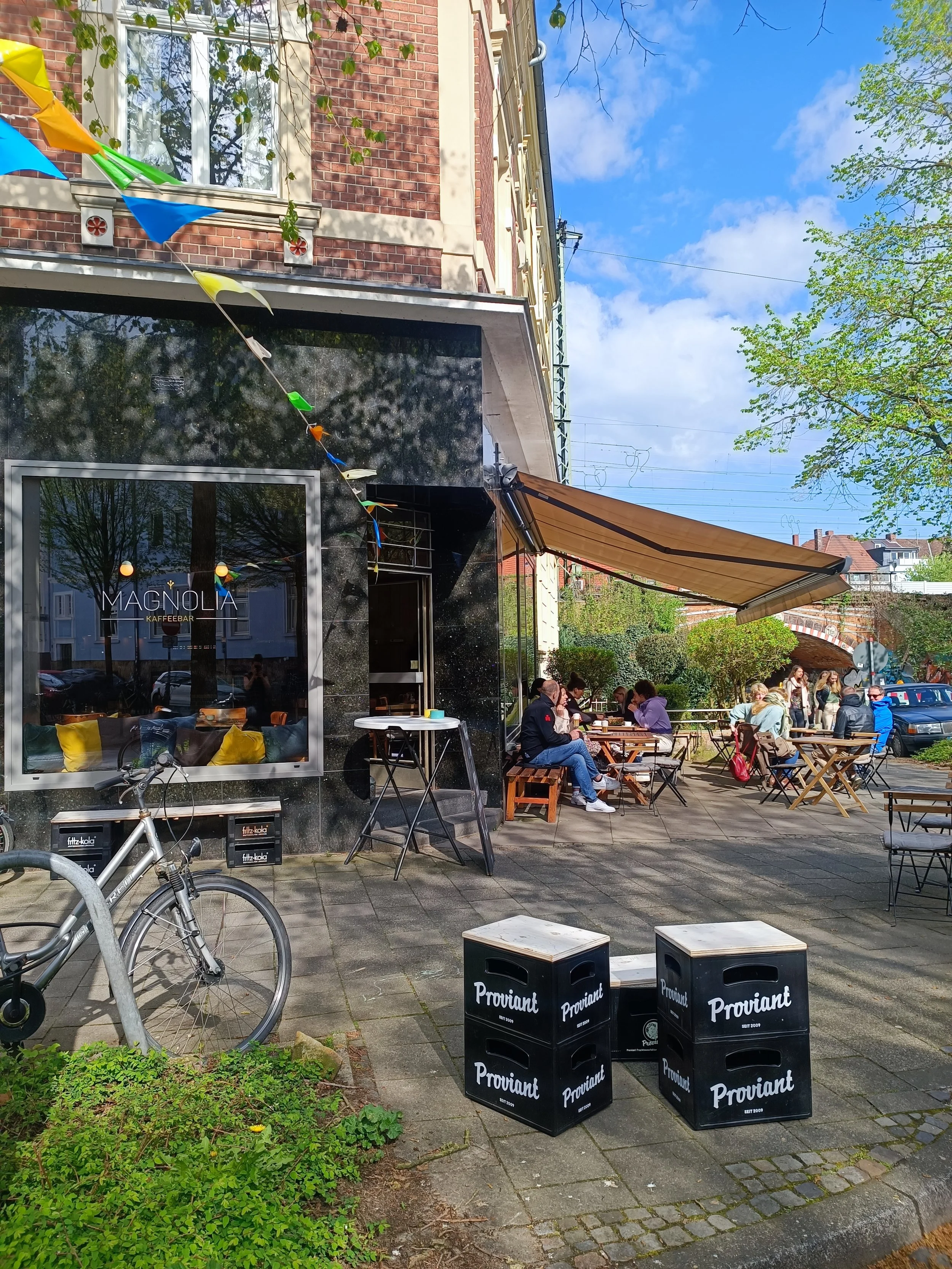 Außenfassade Café Magnolia