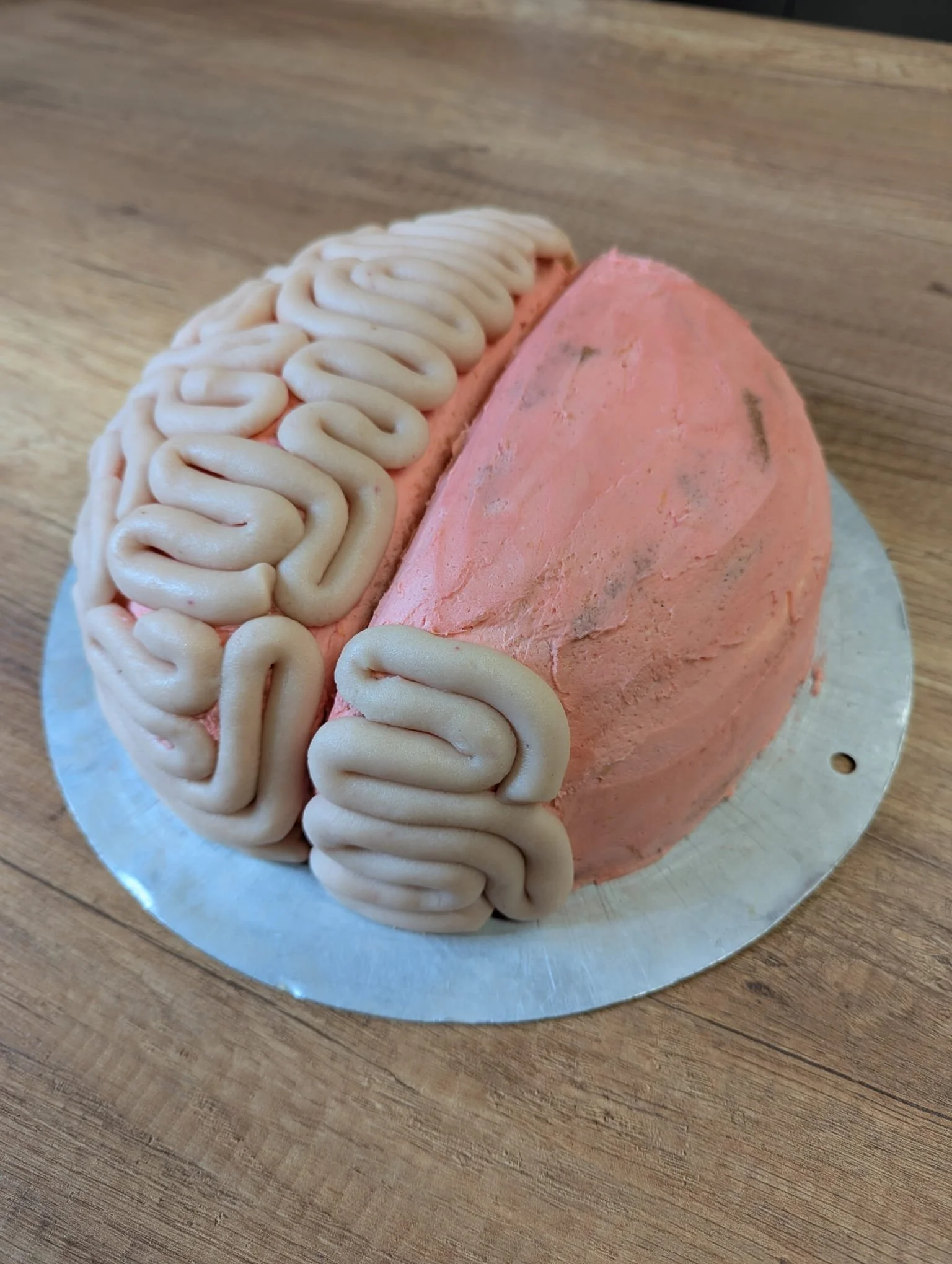 Aufbau Gehirntorte