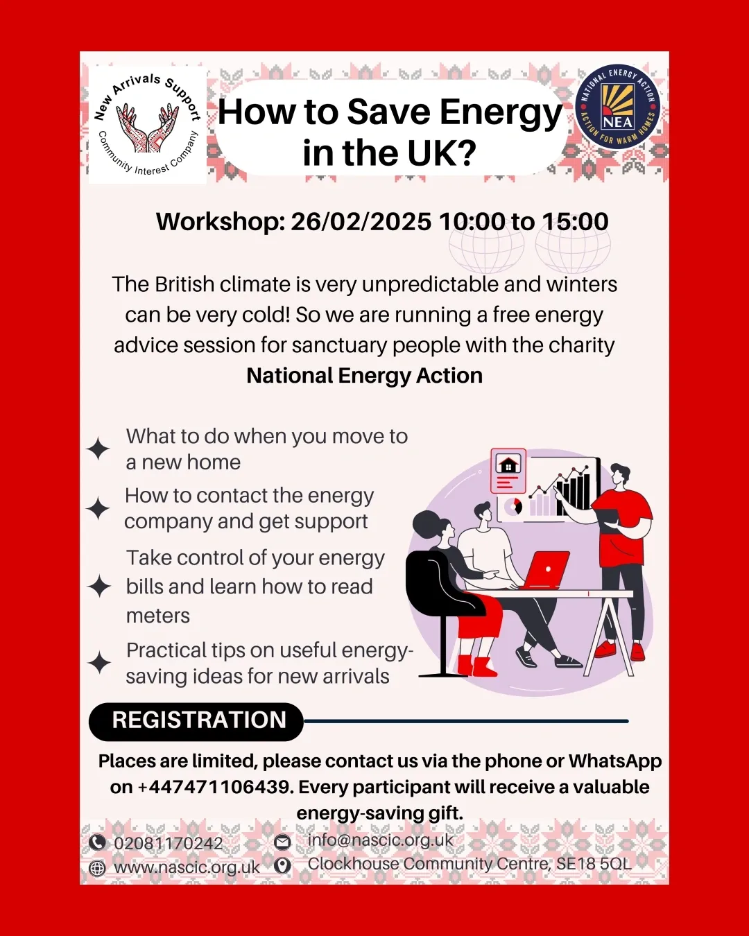 Free Energy Advice Workshop for Ukrainians