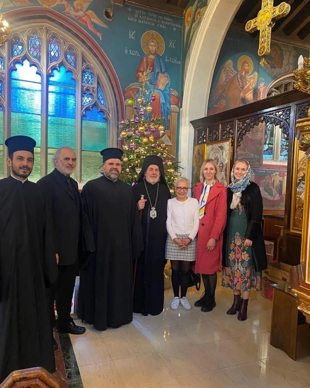 Langham Hotel and St John the Baptist Greek Orthodox Church