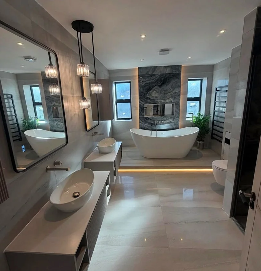 Луксозен ремонт на баня