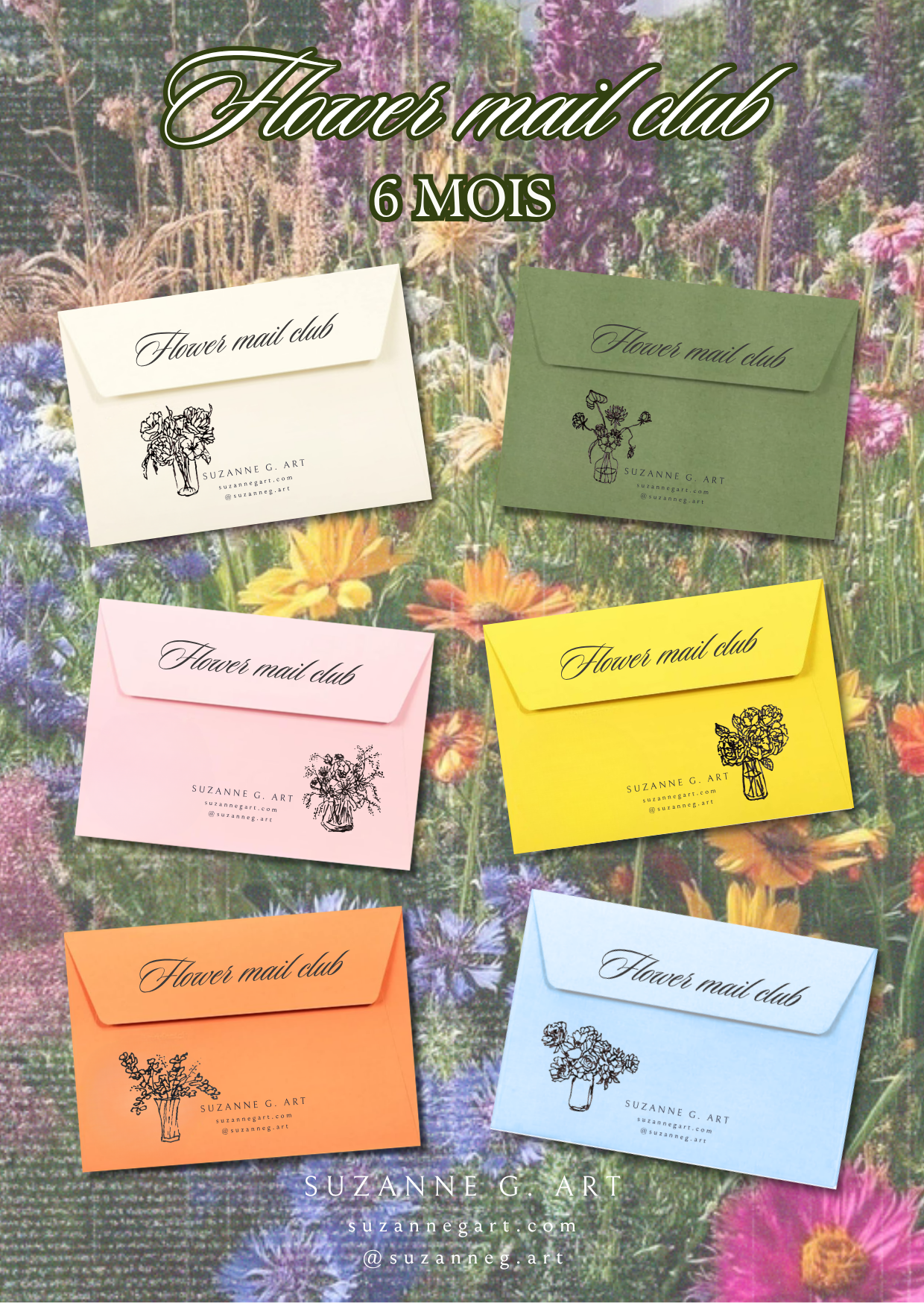 6 Mois Flower Mail Club