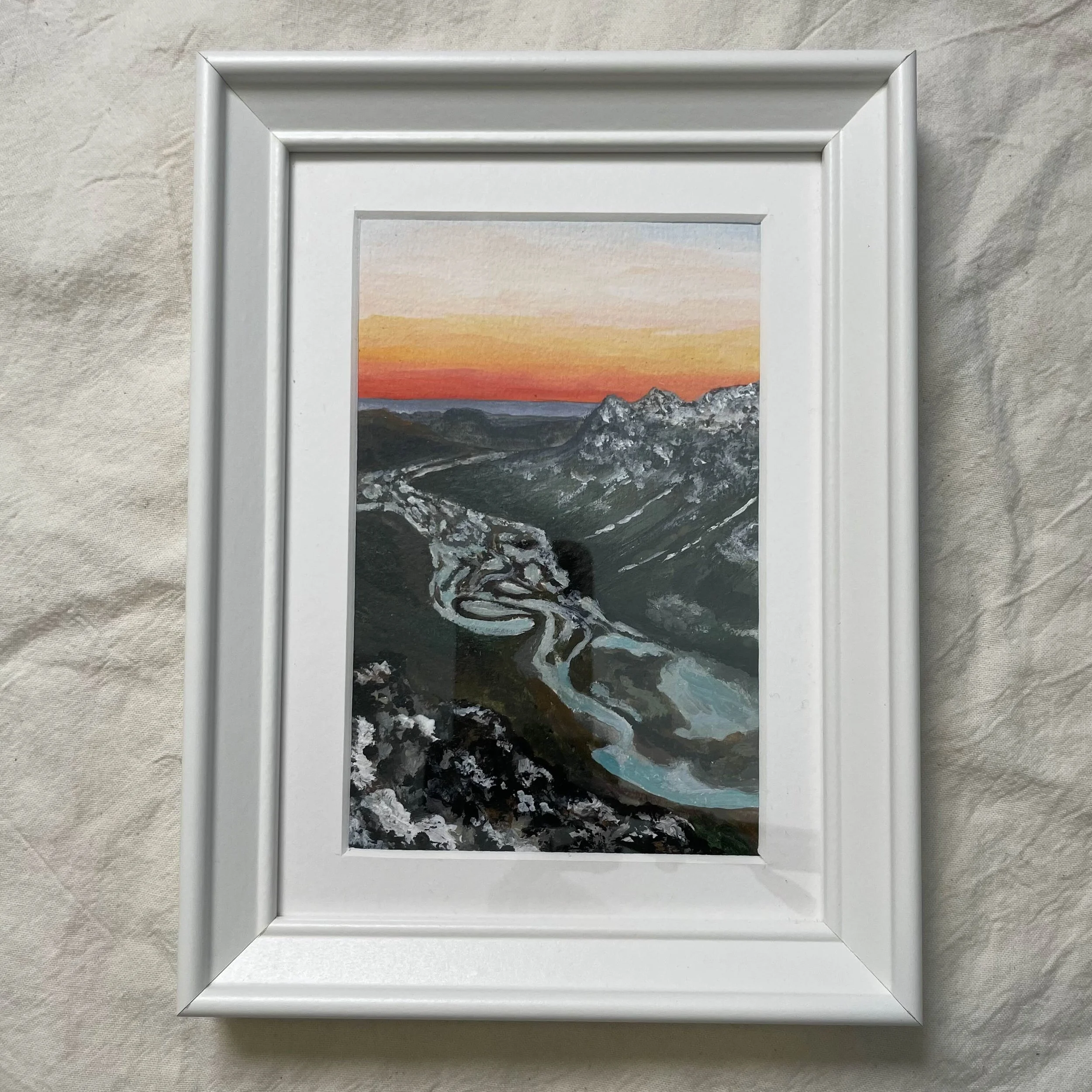 Sarek National Park - Suède, Peinture Originale