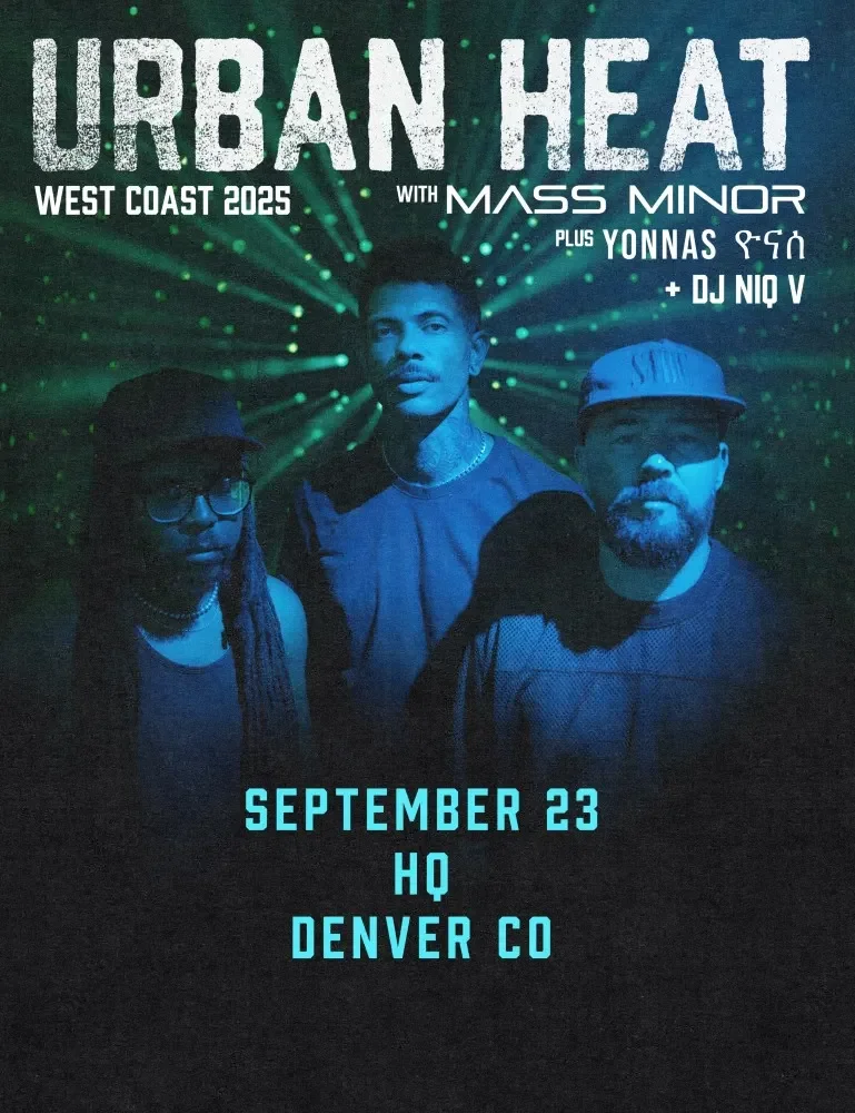 Urban Heat w/ Mass Minor + YONNAS + DJ Niq V