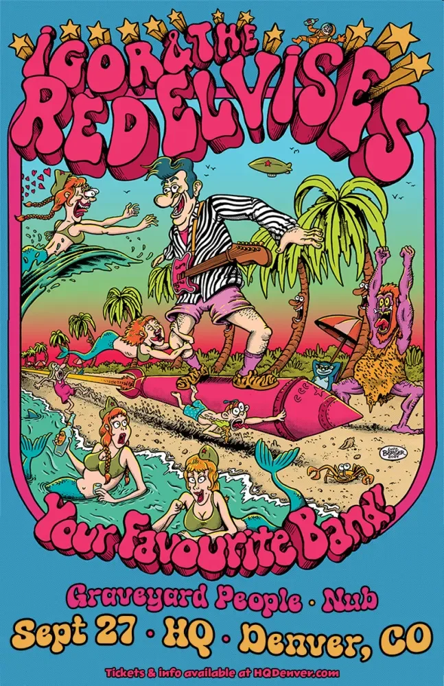 Igor and the Red Elvises w/ Graveyard People + Nub